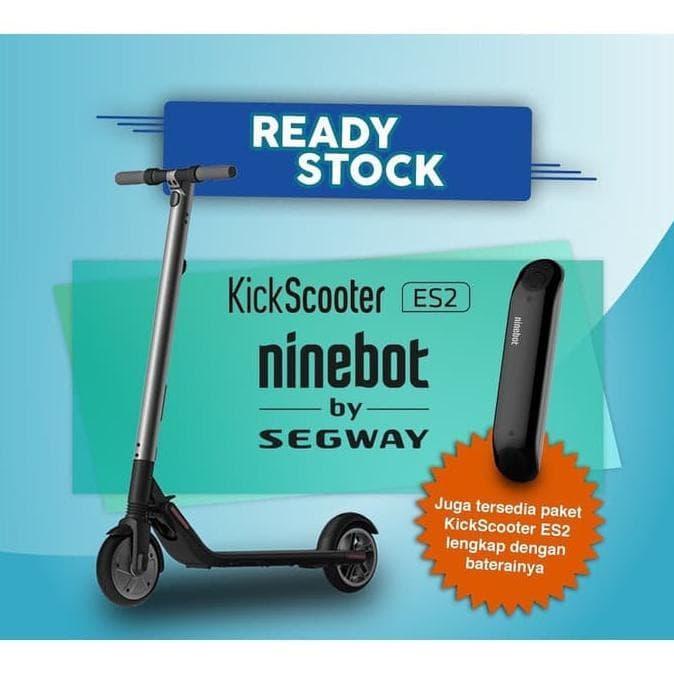 Hesa | Segway Ninebot Es2 Kickscooter + Battery ( Electric Scooter ) Skuter Kekinian Terlaris
