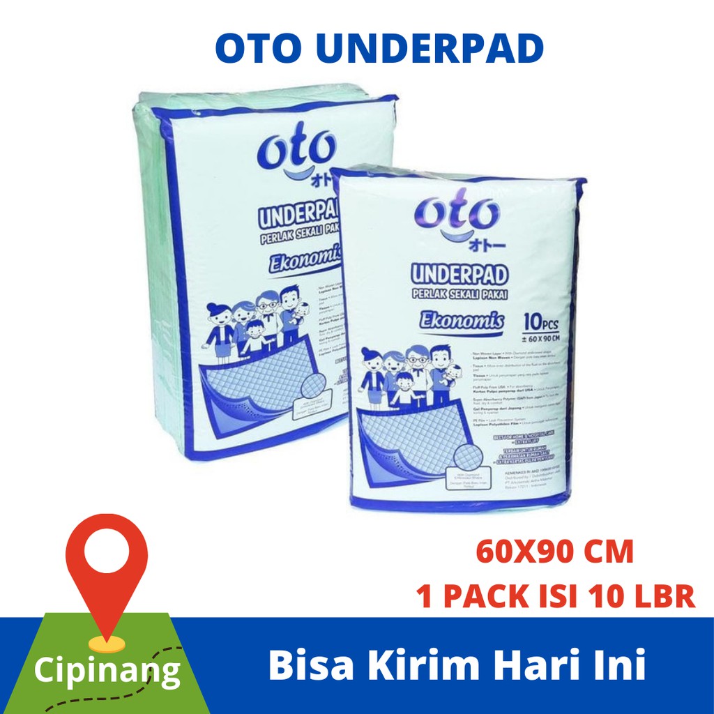 [TERMURAH] OTO UNDERPAD PERLAK DEWASA