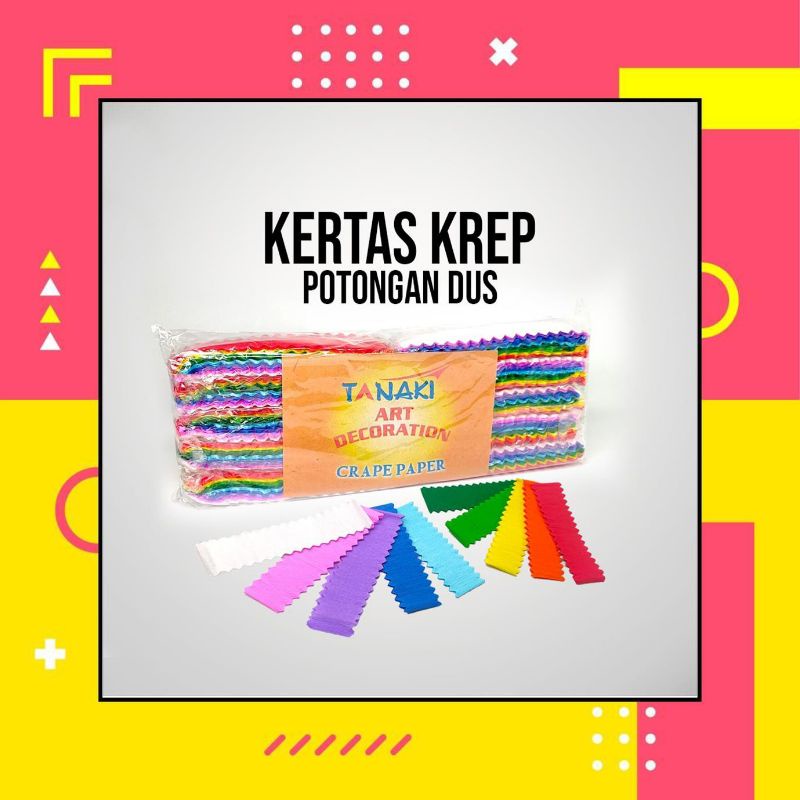 

[100pcs] Kertas Krep Crape Paper Kertas Klobot Art Decoration