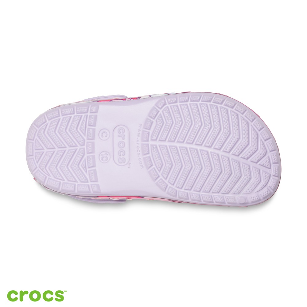 Crocs Kid's Fun Lab / Crocs Karakter Unicorn / Sandal Anak  Perempuan / Crocs Anak Perempuan / Anti Licin - Purple -206270-530