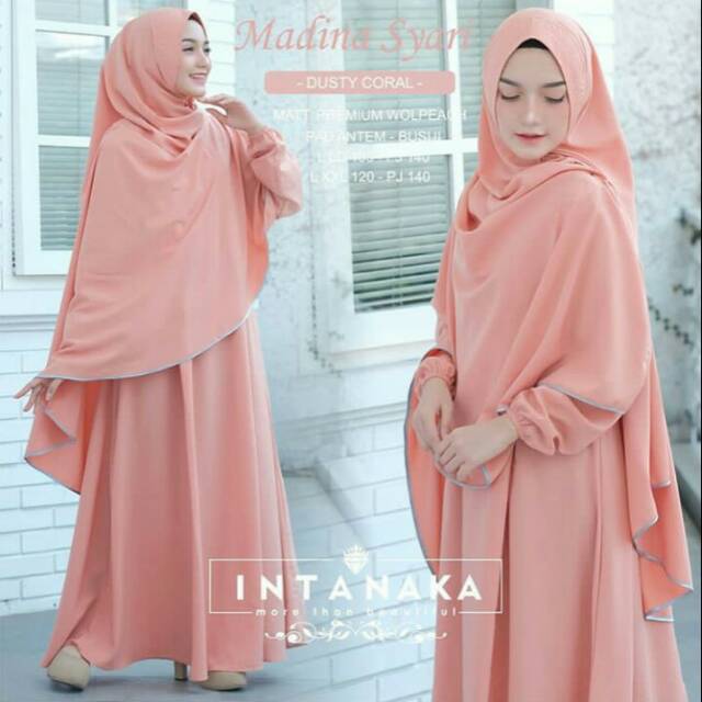 MADINA SYARI | INTANAKA | GAMIS SET SYARI | GAMIS POLOS | GAMIS SET NIQOB | GAMIS SET CADAR