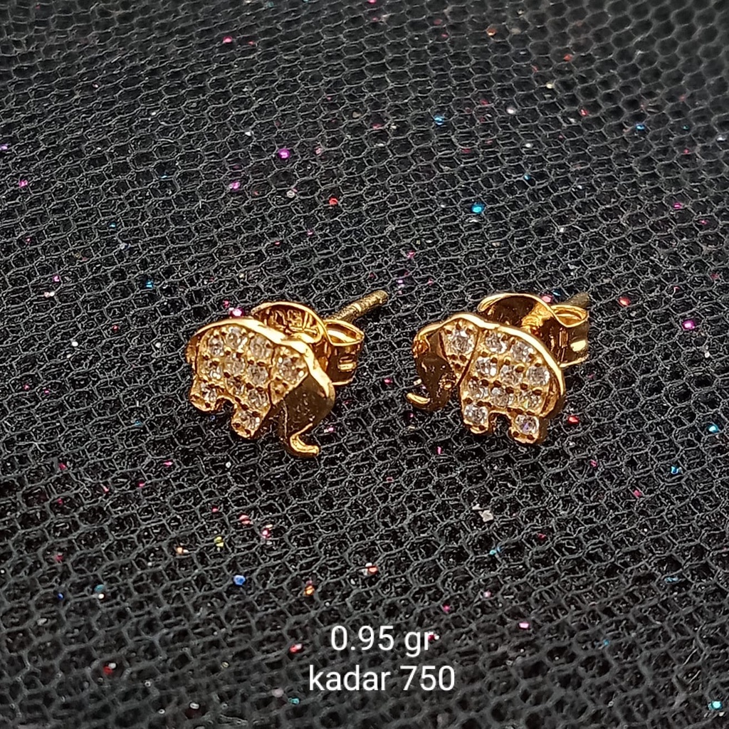 Anting Emas 17K - 0.95 gr Kadar 750 - 688