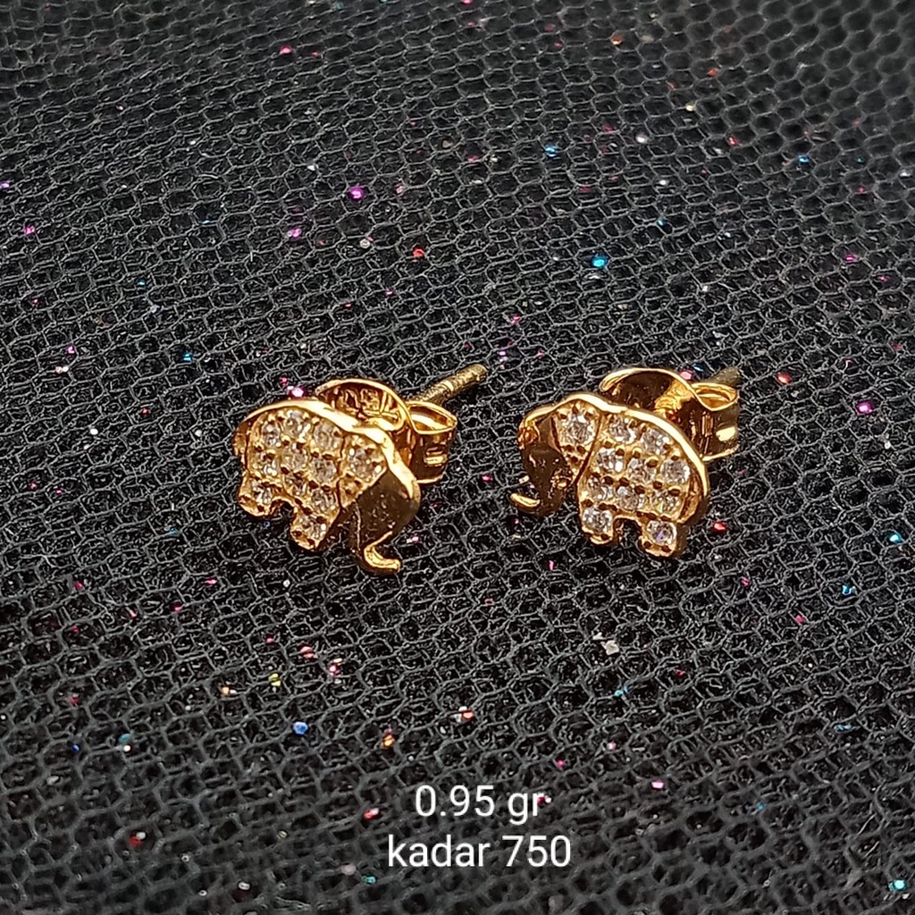 Anting Emas 17K - 0.95 gr Kadar 750 - 688