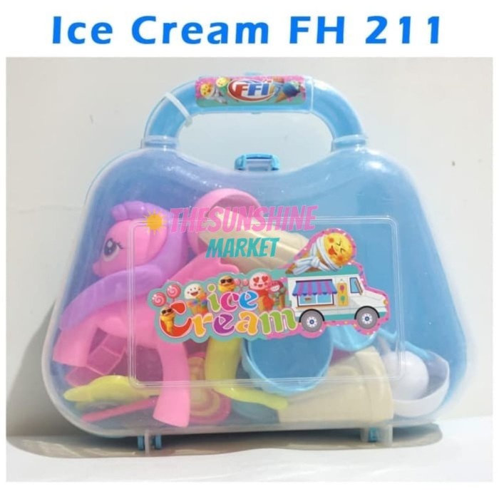 MAINAN ANAK PEREMPUAN ICE CREAM LITTLE PONY BOX FH211 / MAINAN ES KRIM