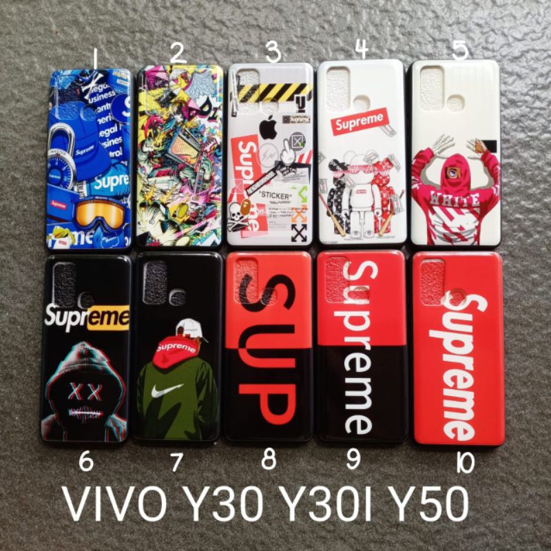 Case gambar Vivo Y30 Y30i Y50 motif cowok ( 5 motif ) soft