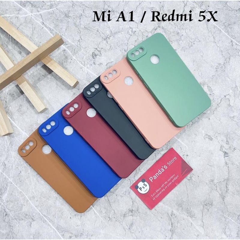 Softcase Pro Camera Xiaomi A1 / Redmi 5X Candy Case Full Color 3D Silikon TPU