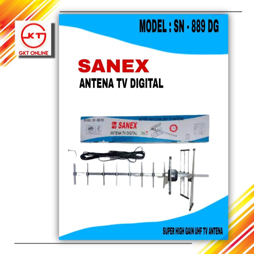 Antena TV Digital Sanex SN-889 DG / Antena TV Digital Sanex Outdoor