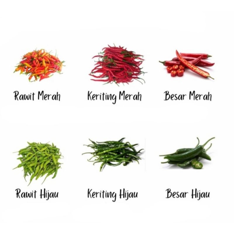 

ANEKA CABE FRESH 250gr