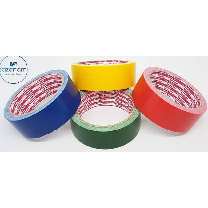 

Diskon Lakban Kain Warna 1.5" Inch X 10Y Sazanami Cloth Tape Warna Hitam Ayo Beli