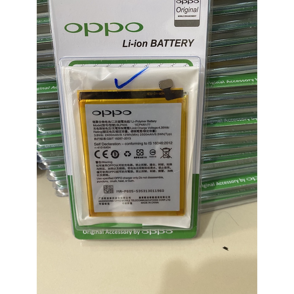 Oppo F1F . A33 . A33W . Neo 7 . F1 - ORIGINAL Baterai Batrai Batre Batere Battery Battre Batrei Batery Oppo A33 . A33W . Neo 7 Neo7 . Oppo F1 . BLP605