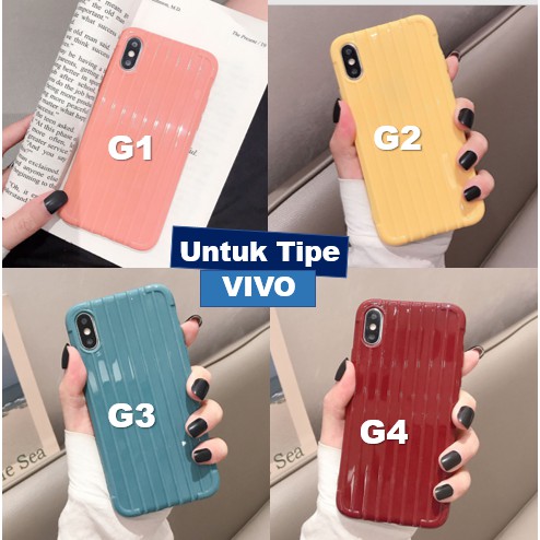 Case Candy Garis Vivo Y53 Y71 Y81 Y91 Y93 Y95 Y12 Y15 Y17 V5 V9 Y55 Y66 Y67 Softcase Casing Color Shopee Indonesia