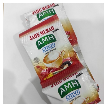 

Jahe AMH Susu plus Habbatusauda Ginseng Susu Jahe per renceng