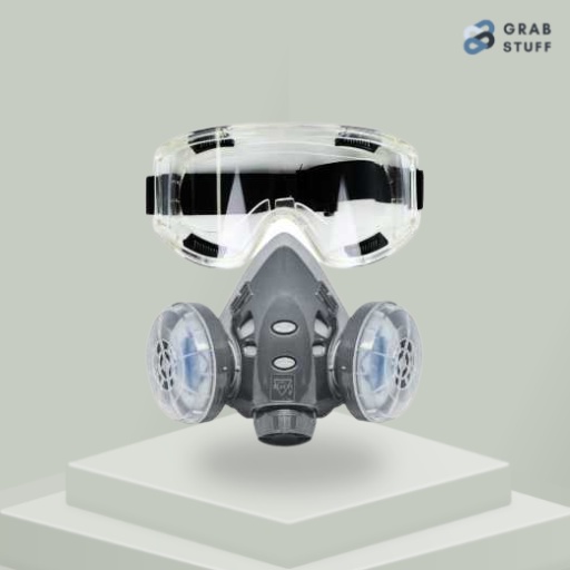 Masker Gas Respirator Anti-Dust Chemical Safety Glasses 308Plus / Masker Gas Respirator Full Face Ma
