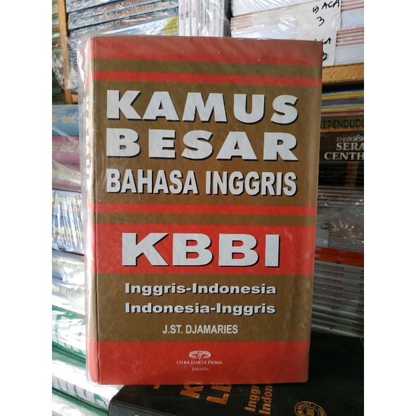 [Original] Buku Kamus Besar Bahasa Inggris KBBi Terlengkap Terpopuler Terlaris by JST Djamaries