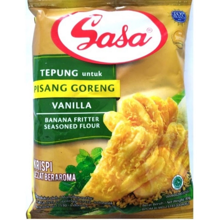 

TEPUNG PISANG GORENG SASA 80 Gram