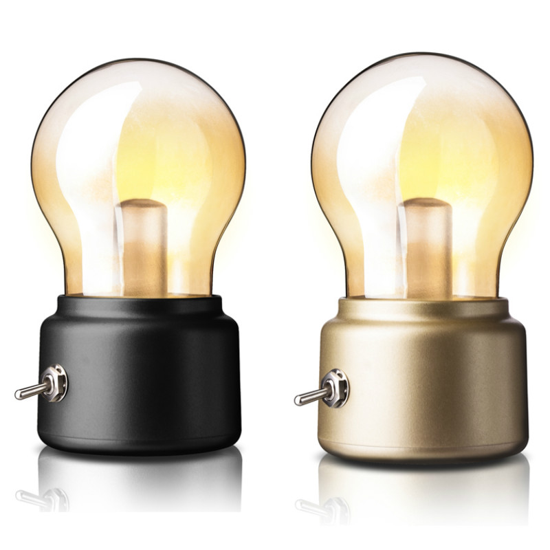 Lampu Malam Led Mini Portable Usb Rechargeable Hemat Energi Warna Warm White Untuk Dekorasi Rumah