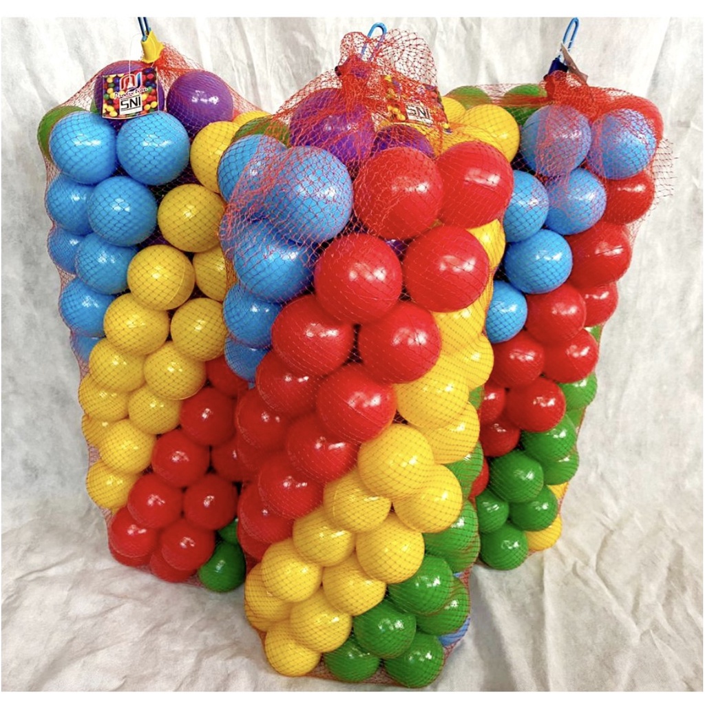 100 pcs Bola Anak Ball Pool / bola anak  SNI chn