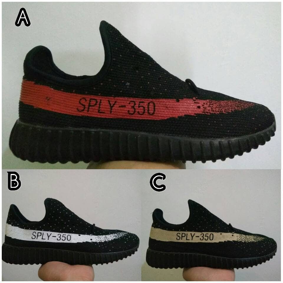 Sepatu Adidas Yezzy Sply Hitam Putih Merah Coklat Running Import VIetnam Pria