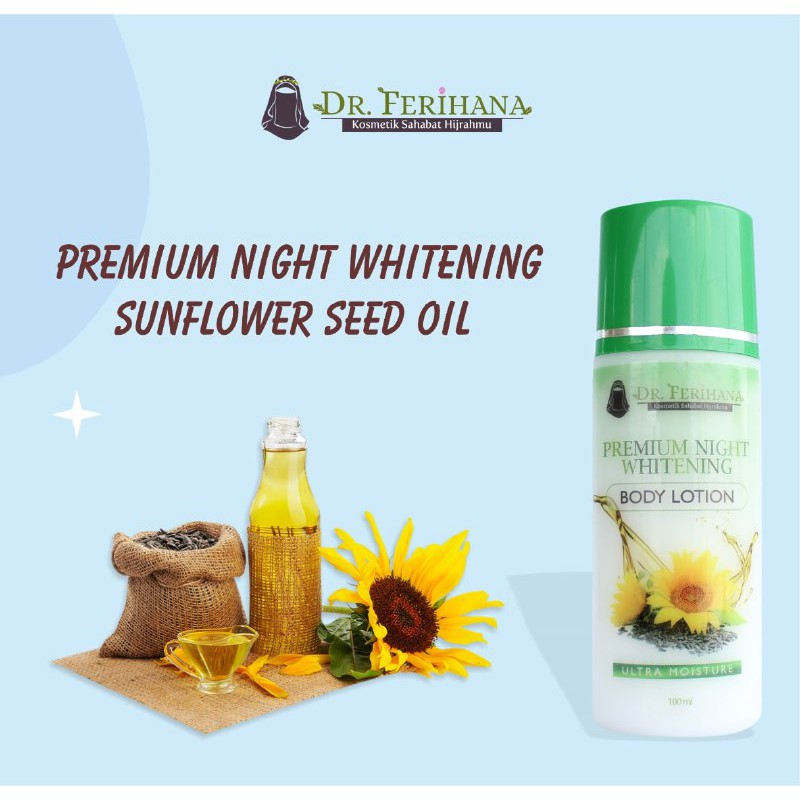 PREMIUM NIGHT WHITENING BODY LOTION DR. FERIHANA