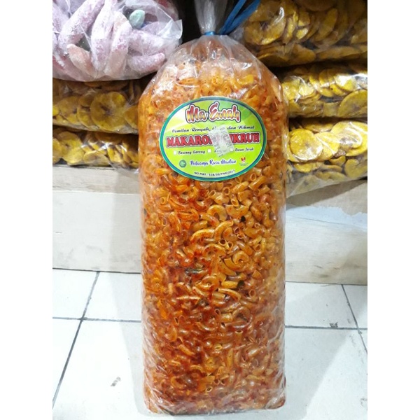 MAKRONI CIKRUH 250GR / KEONG CIKRUH ULIR CIKRUH / SNACK KILOAN MURAH/ ALMA.SNACK