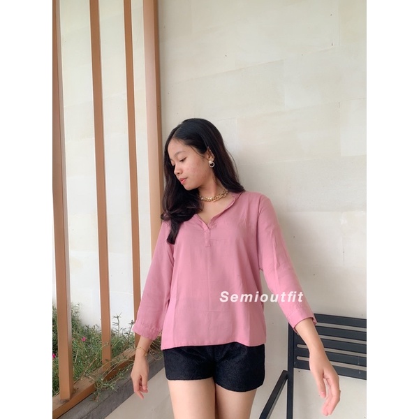 Kemeja basic // kemeja oversize // korean look casual-6