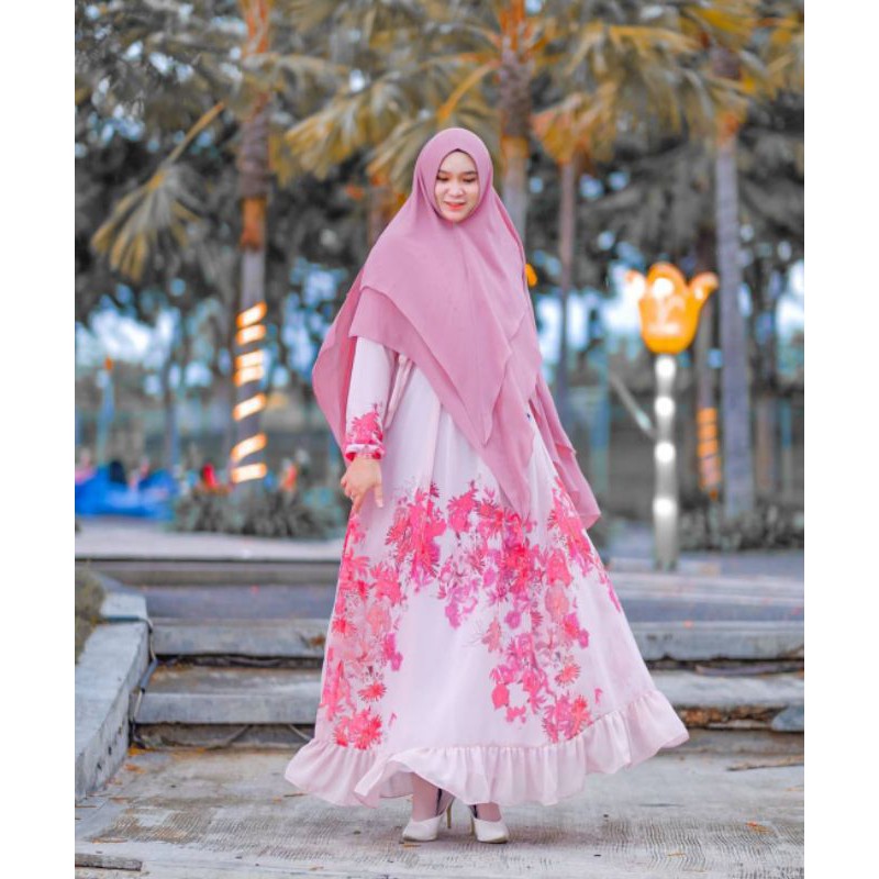 AATIRAH PINK / ORIGINAL BY FATIMAH SYARI / GAMIS AJA