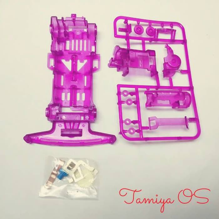 Chassis Transparan Super-1 - Chassis Tamiya