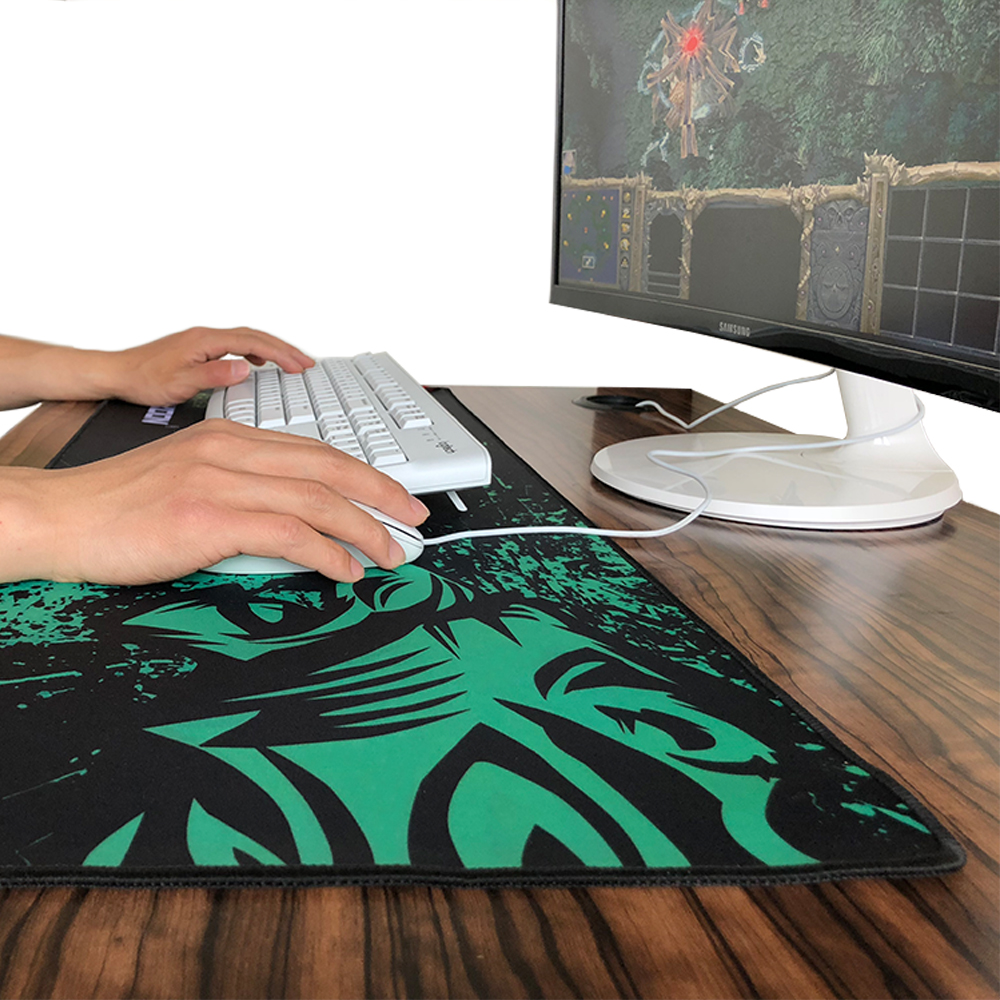 Rakoon Gaming Mouse Pad Desk Mat Speed Surface 24 x 32 cm HITAM