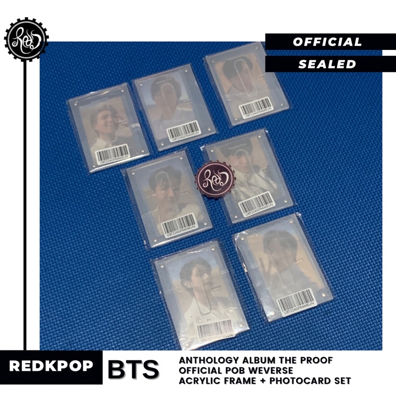 [READY SEALED] BTS PROOF WEVERSE POB PC + ACRYLIC FRAME SEALED JUNGKOOK TAEHYUNG JIMIN SUGA JHOPE RM