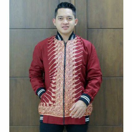 Jaket  batik lapis furing  katun batik sragenanan solo