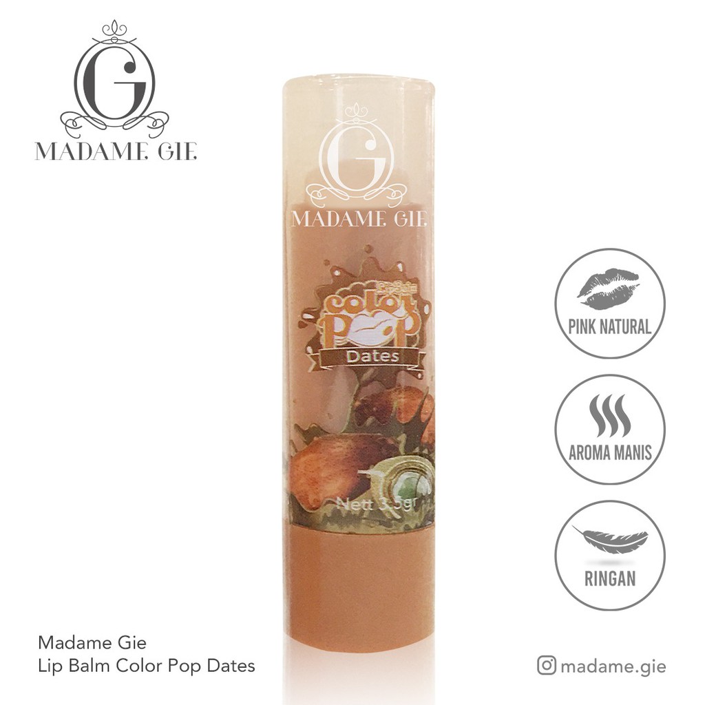 MADAME GIE LIP BALM COLOR POP BARU