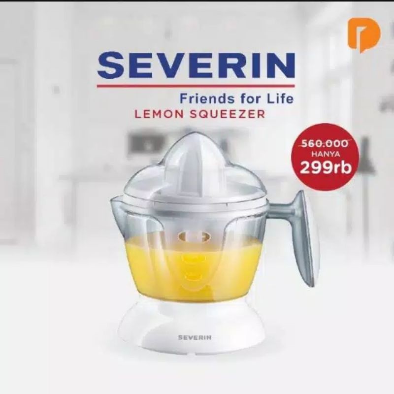 Severin Lemon and Fruit Squeezer 750 ml/ Alat Pemeras Jeruk dan Lemon Otomatis Ori Jerman