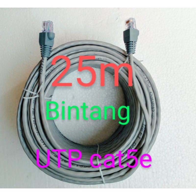 Kabel lan utp 25 m kabel internet wifi