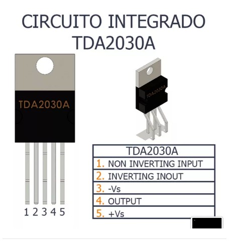 IC TDA 2030 TDA2030 UTC TDA 2030 IC SUARA SPEAKER AKTIF 2040 2050