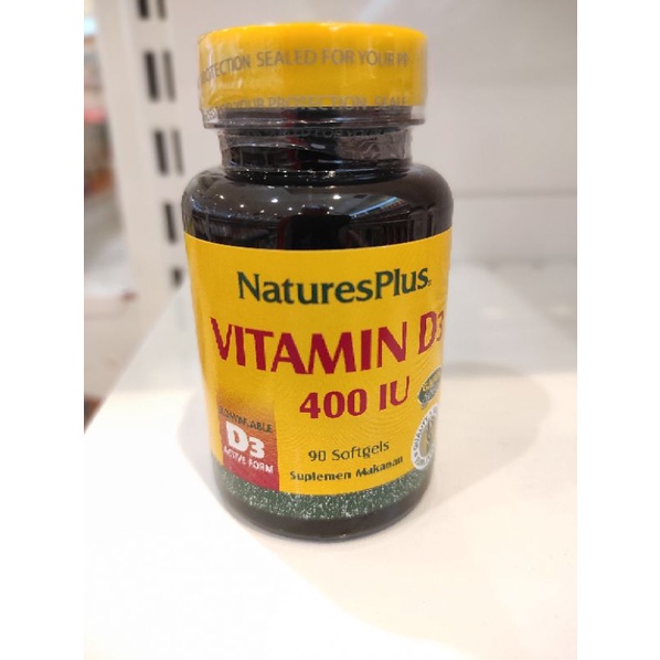 Natures Plus Vitamin D3 400IU