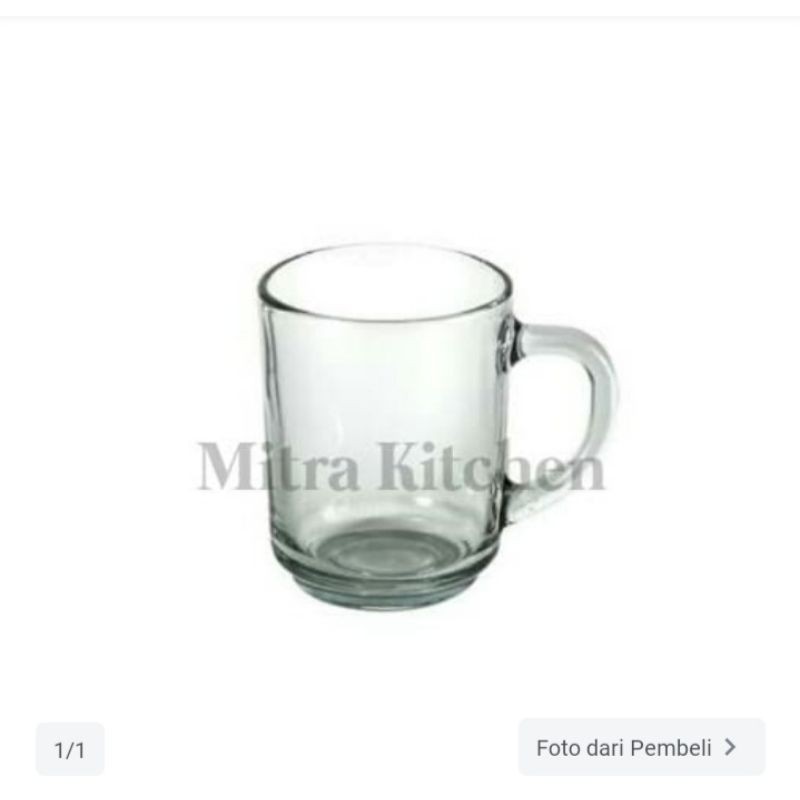 Gelas Cangkir Gelas Kopi Gelas Beling Gelas Kaca Tebal Gelas Teh  isi 1 lusin
