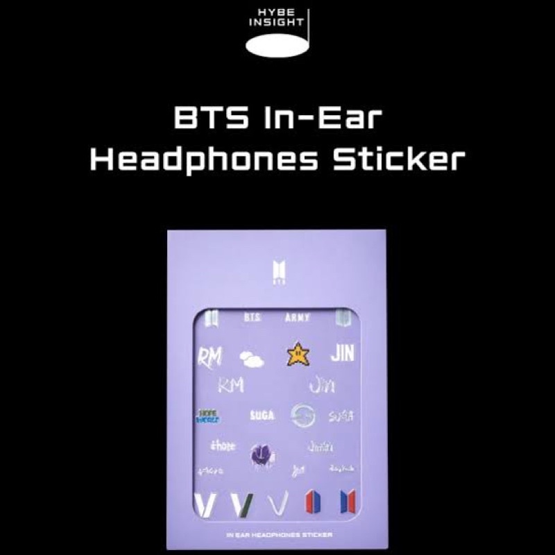 (READY) BTS IN EAR STICKER HEADPHONES ONLY ONE