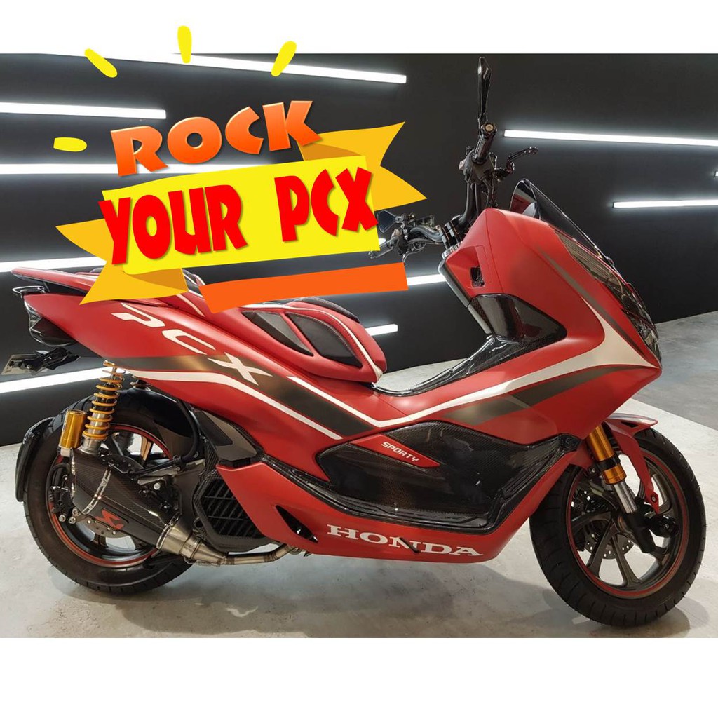 AKSESORIS HONDA PCX 150 MODIFIKASI PCX SIDE BODY PROTECTOR ALL NEW