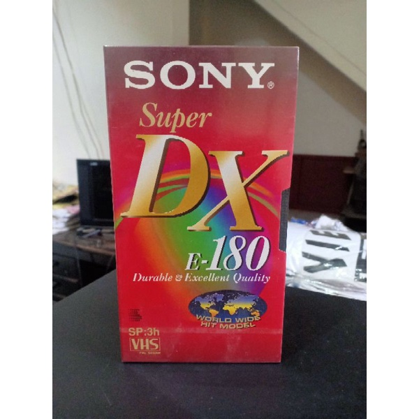 Sony VHS Super DX E-180 SP : 3H