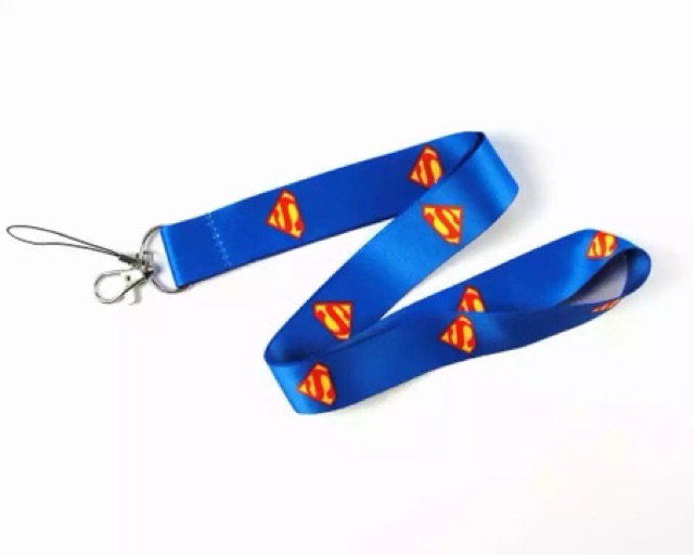 [ Vhieshop ]  Gantungan Hp Serbaguna Gantungan ID Card Motif Logo Superman