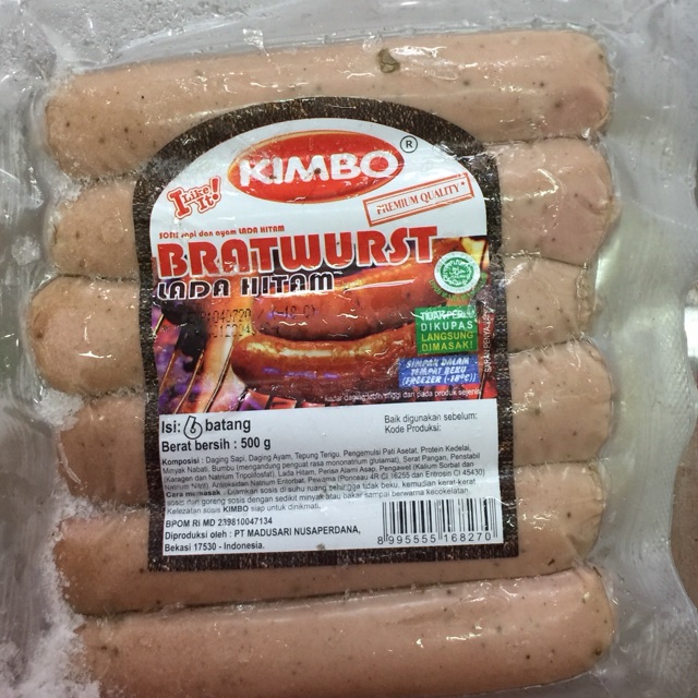 

Kimbo lada hitam 6's 500gr