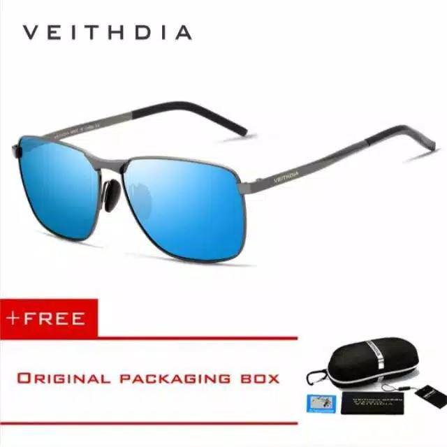 ORIGINAL VEITHDIA - Kacamata Pria Polarized Anti Silau UV 400 Type 2462