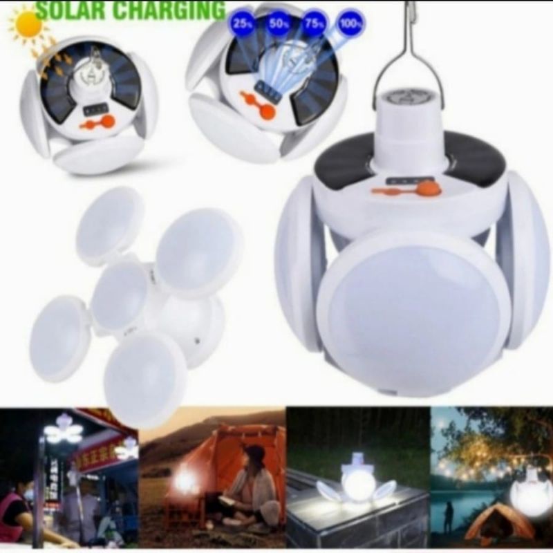 BOHLAM LAMPU LED EMERGENCY / BOHLAM LAMPU DRAGONBALL 60 WATT / DRAGONBALL 5 SISI GANTUNG RECHARGEABLE