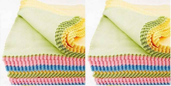 Kain kacamata kain microfiber untuk membersihkan kacamata