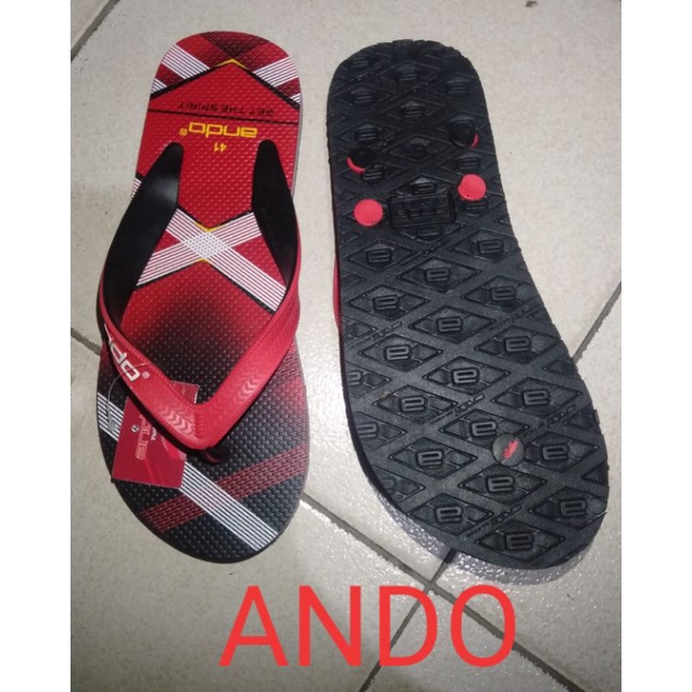 SANDAL ANDO PRIA DEWASA ORIGINAL BAHAN NYAMAN LEMBUT (38-42)