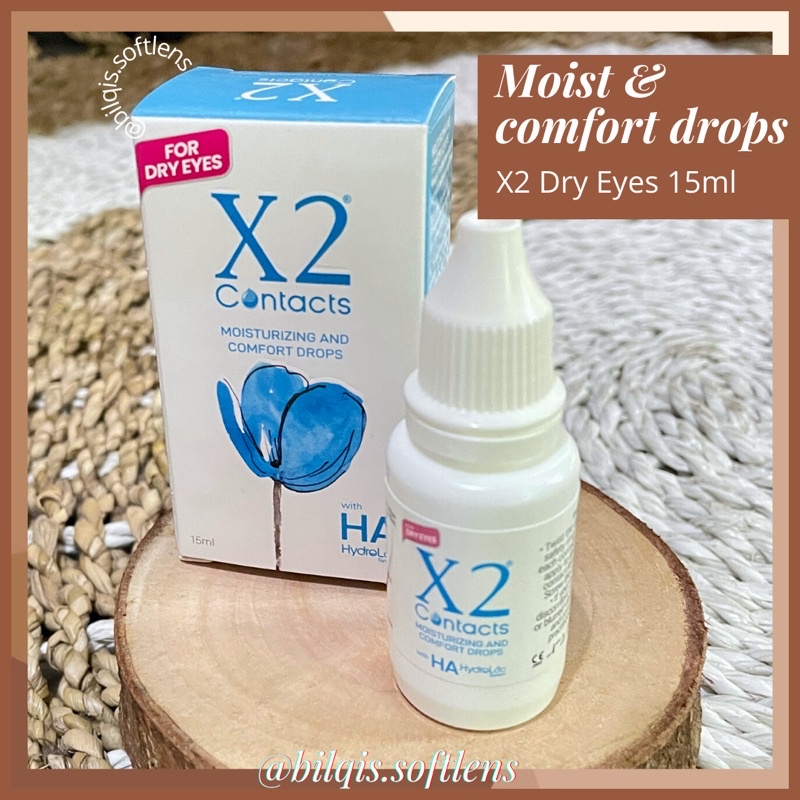 X2 Contacts Dry Eyes Tetes Mata- X2 Lens Drops 15ml