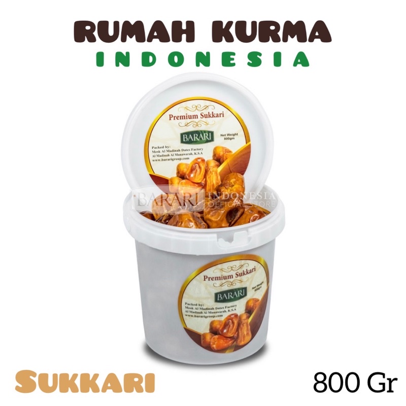 

Kurma Barari SUKKARI 800 Gr Saudi Arabia BPOM ORIGINAL