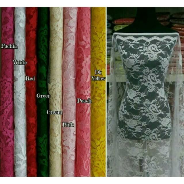 Kain brokat jacquard 2 meter