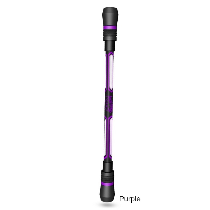 COD ❤️ Pen Puter Spinner Toys/ Spinning Pen/ Pulpen Putar Spinner/ Bolpoin Anti Slip Untuk Anak / Dewasa Anti Stress Rotating Pen Impor Harga Rendah-Bellamy's-3-Purple