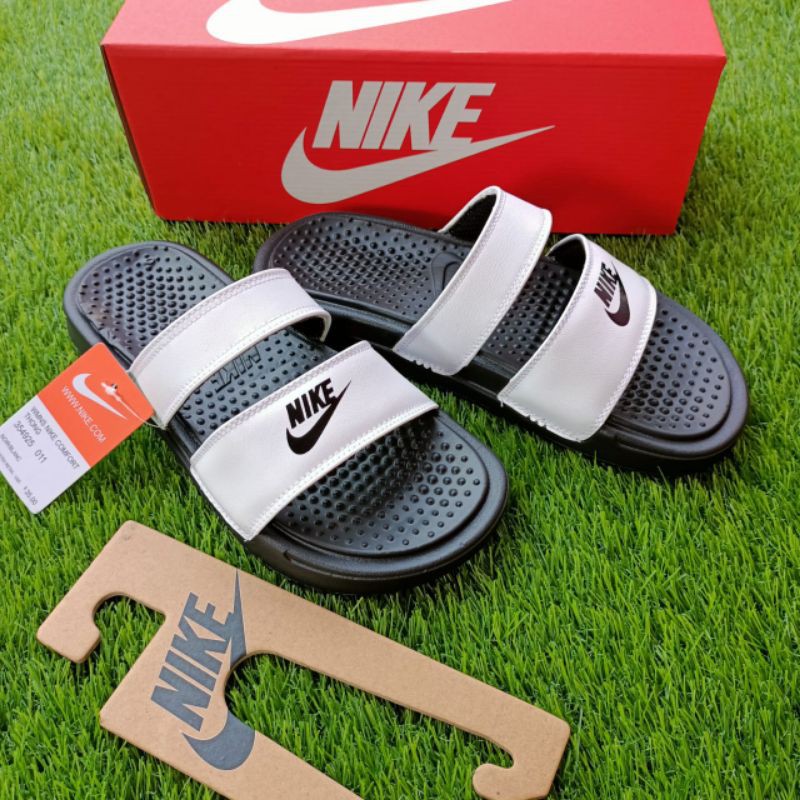 Sandal Nike Benassi Duo Ultra slide sendal slop casual sporty Nike Double Strap Sandals